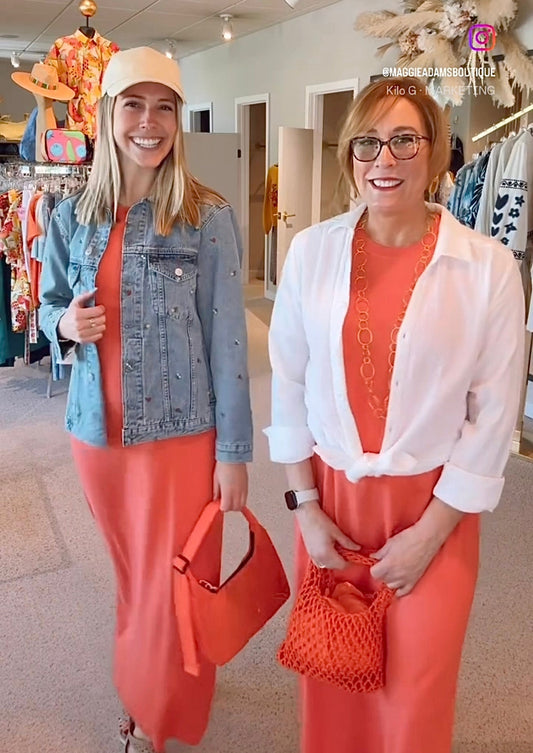 One Dress, Three Ways: Styling Our Favorite Coral Midi for Spring