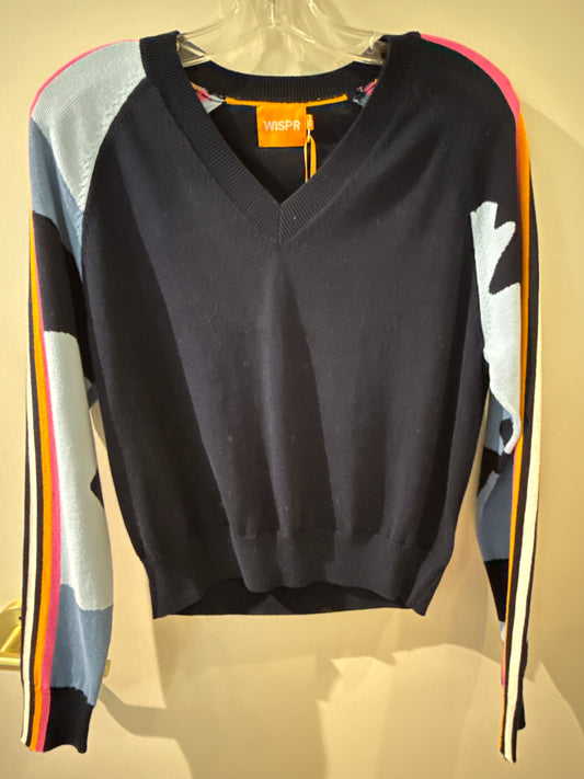 Maeve Camo Stripe Sleeve