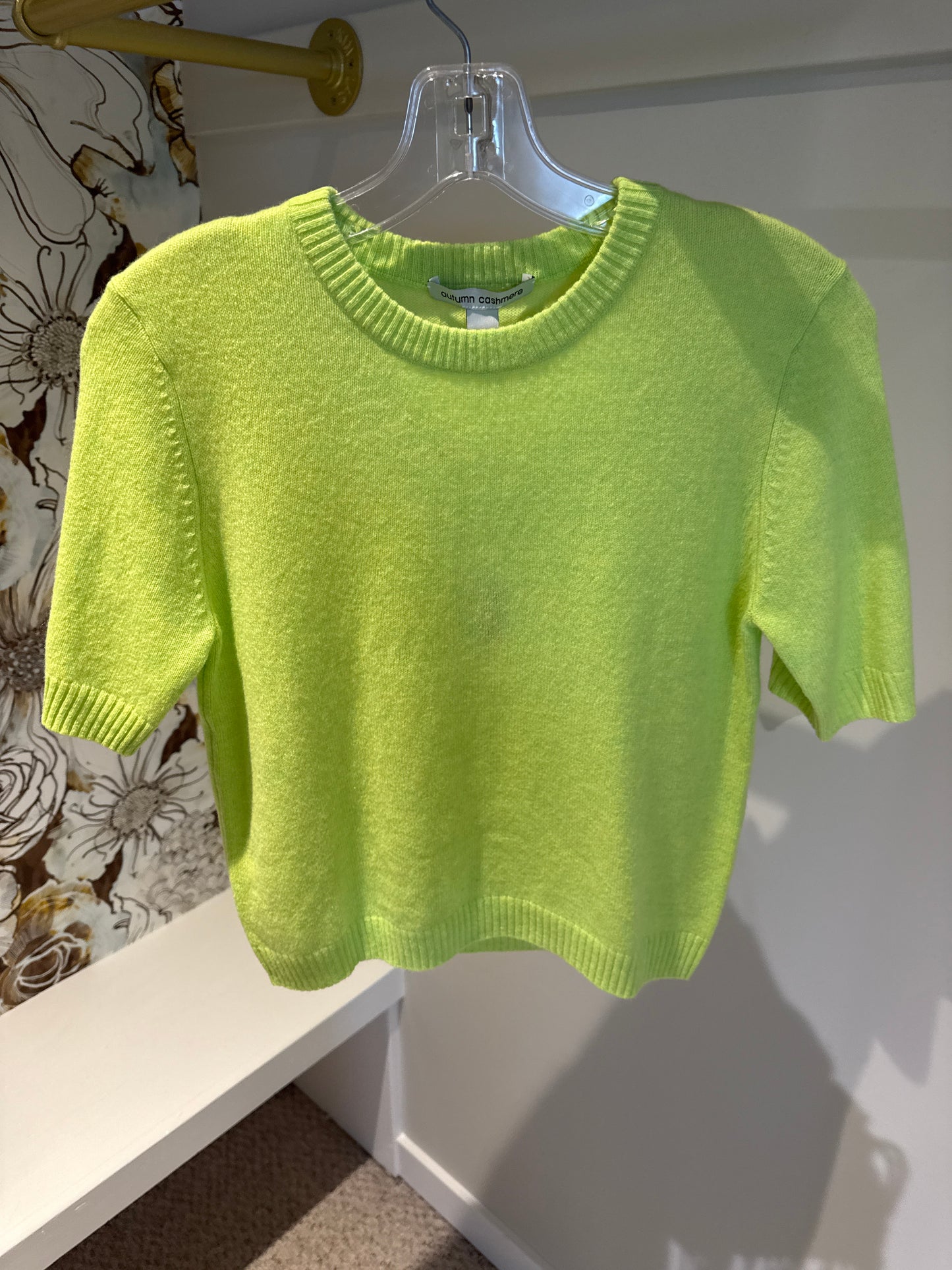 Cropped S/S Tennis Ball Crew