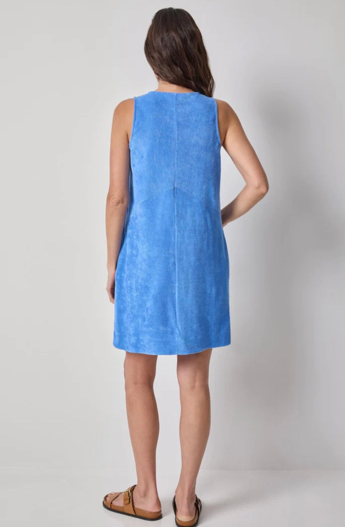 Ultramarine Terry Zip Dress