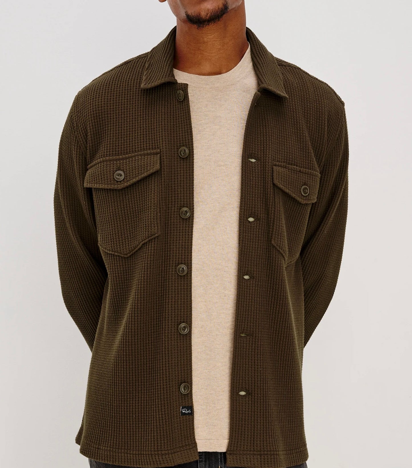 Wells Overshirt Chocolate