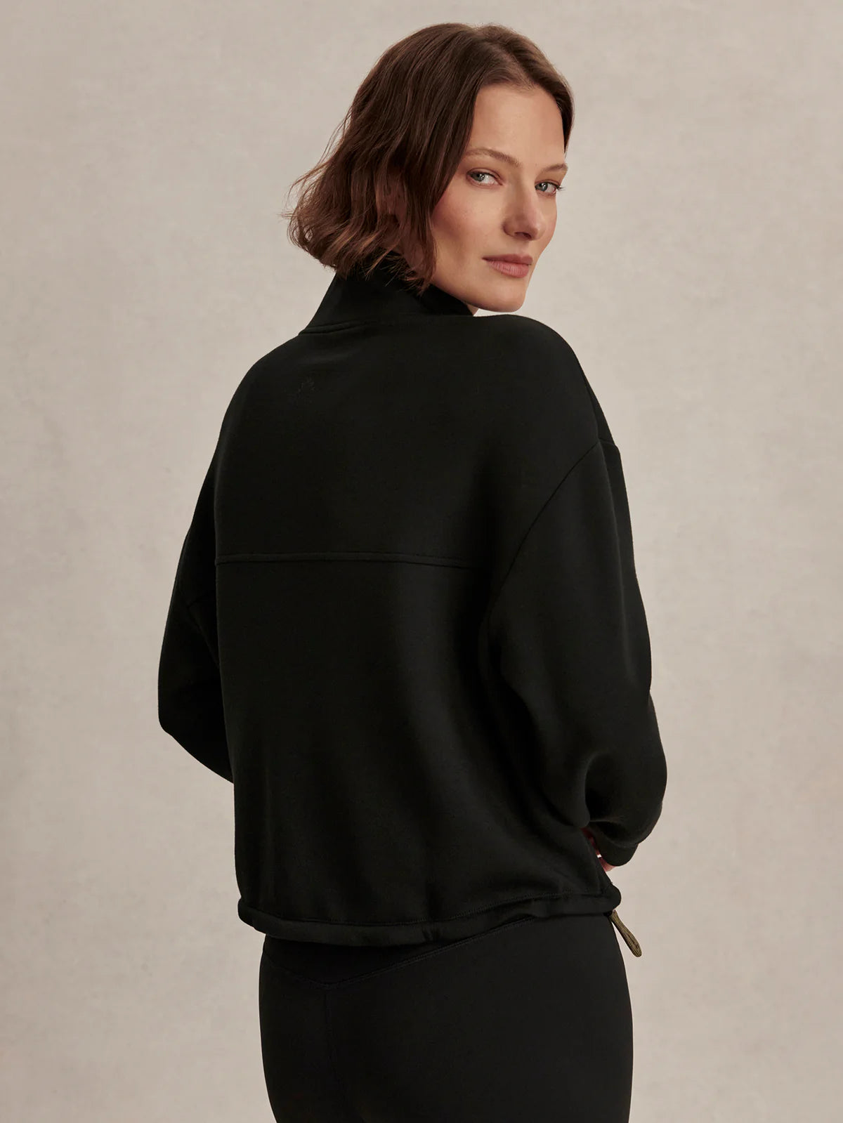 Sian Cropped Half-Zip