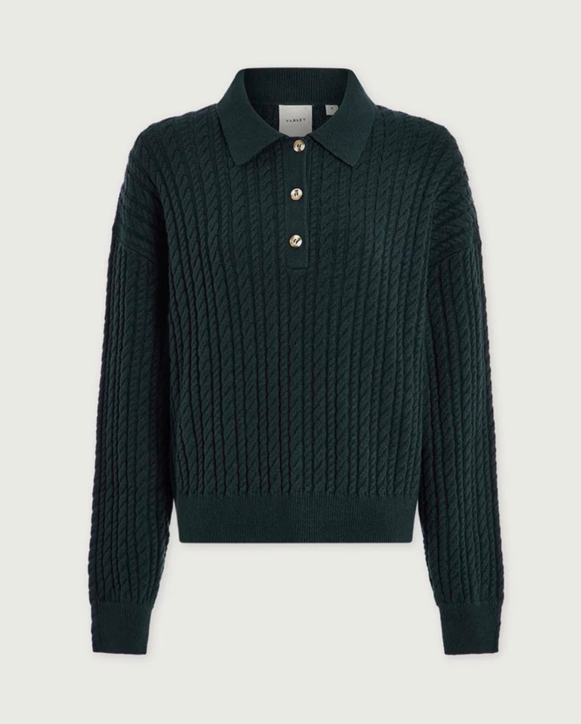 Dottie Polo Knit Sweater Ponderosa Pine