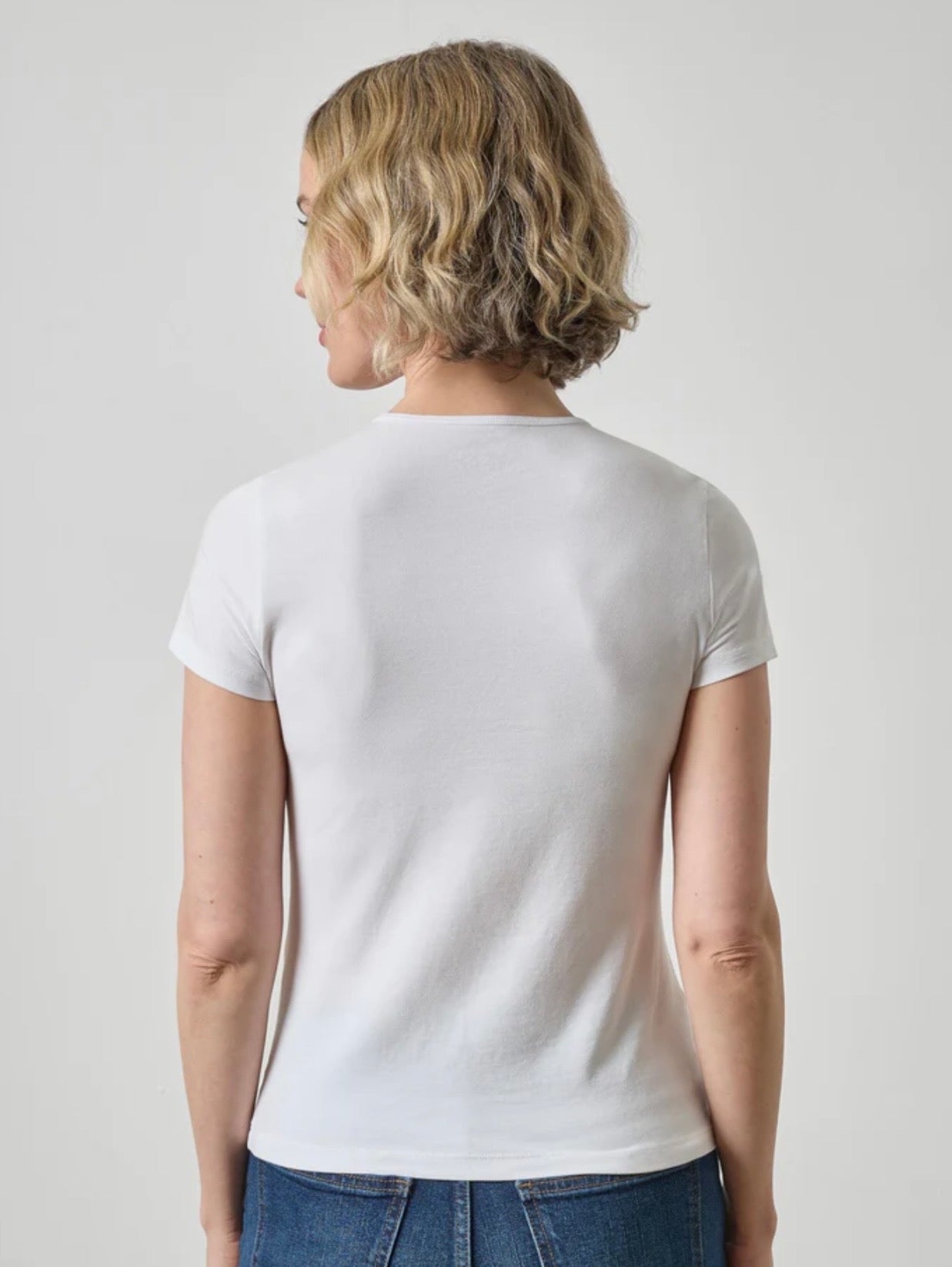 Short Sleeve Crewneck White