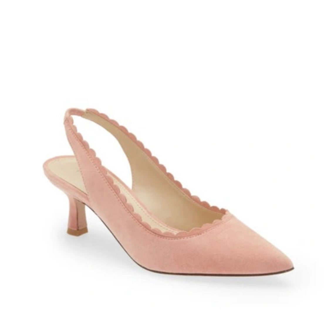 Pink Suede Heel