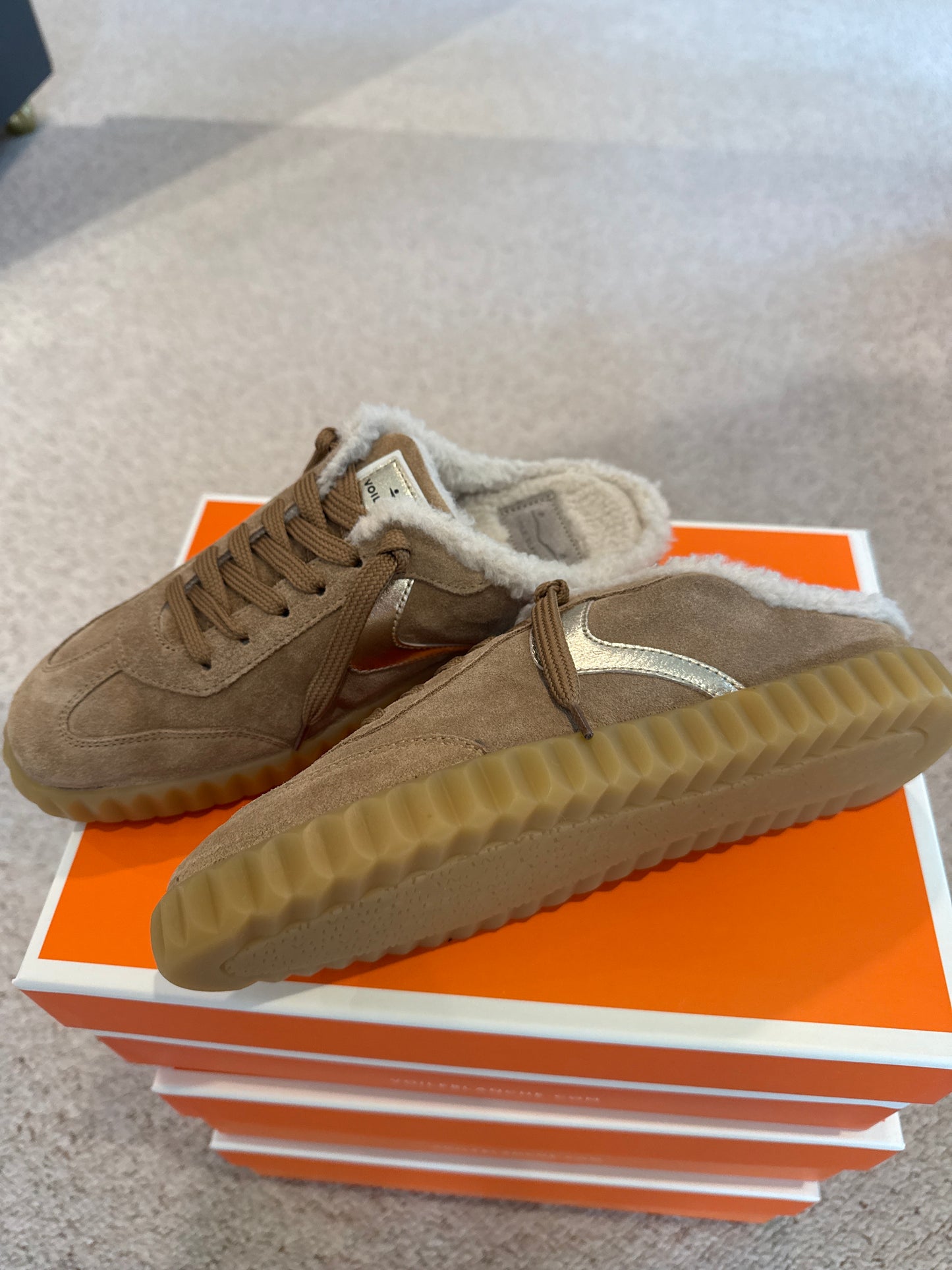 Suede Ines Mule Sneakers