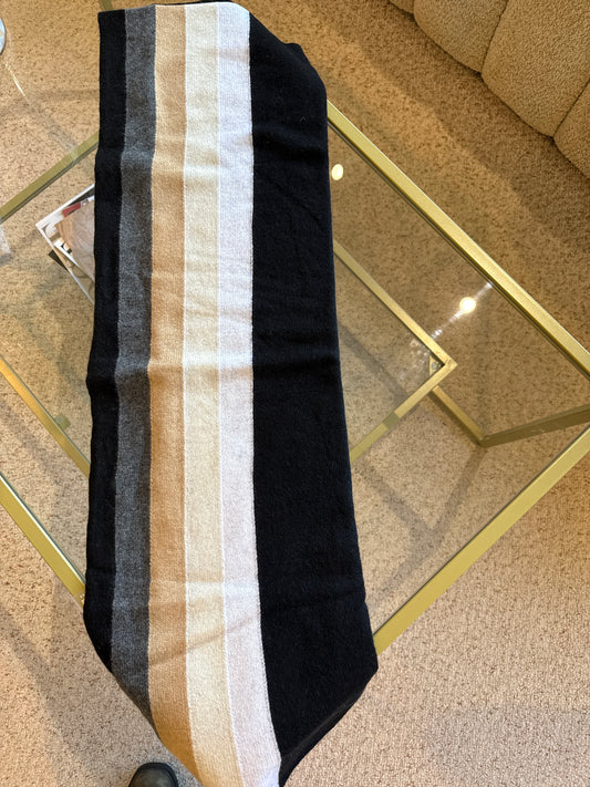 Cashmere Stripe Scarf