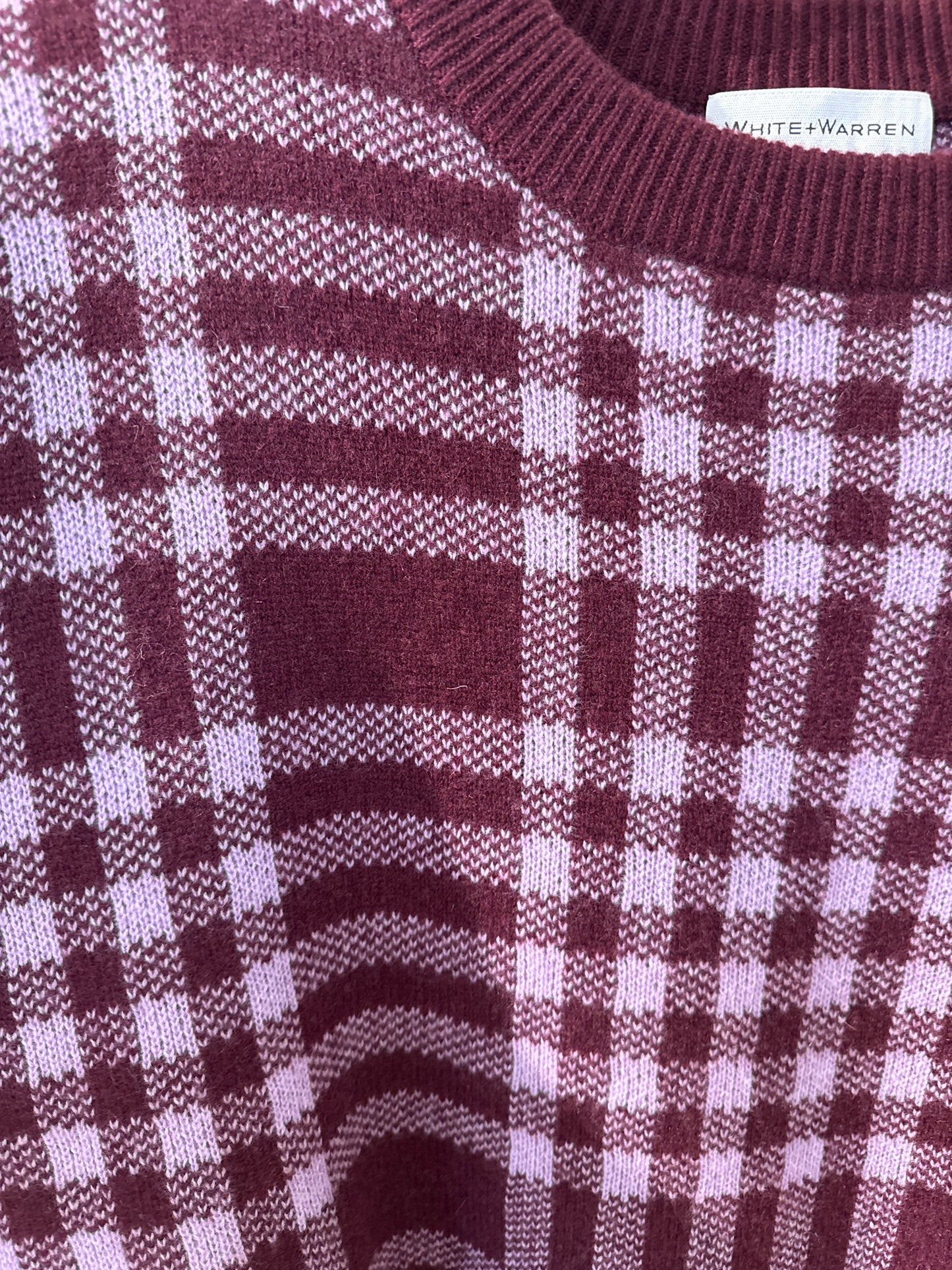 Plaid Crewneck