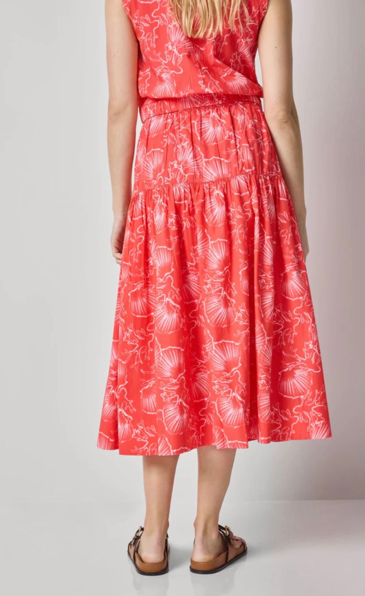 Poplin Yoke Skirt