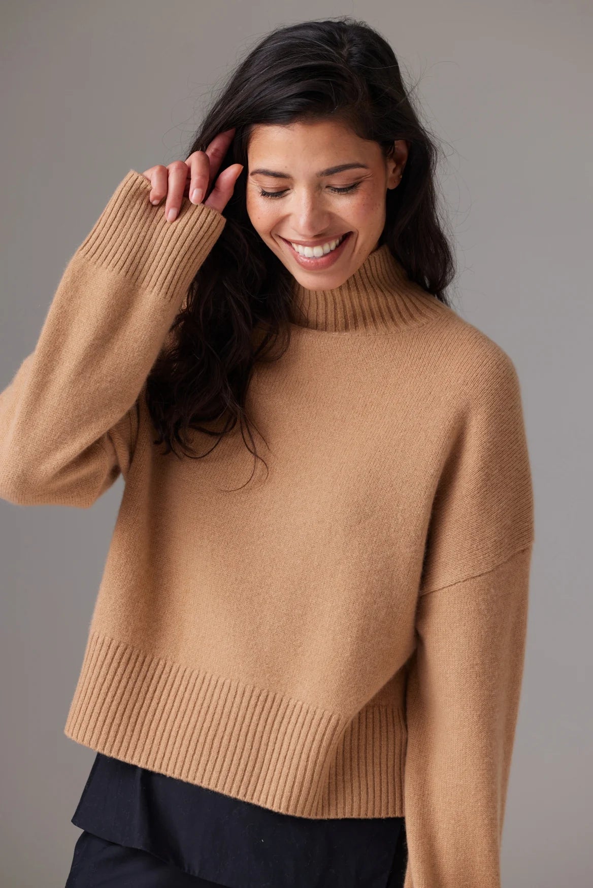 Chunky Carmen Funnel Neck