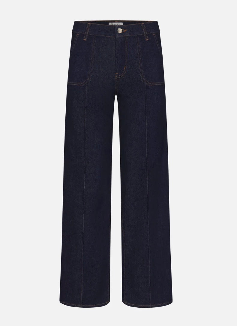 Le Slim Palazzo Pintuck Pocket Rinse