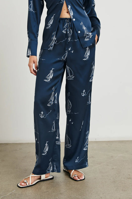 Navy Boat Pant