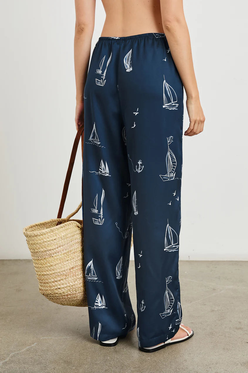 Navy Boat Pant