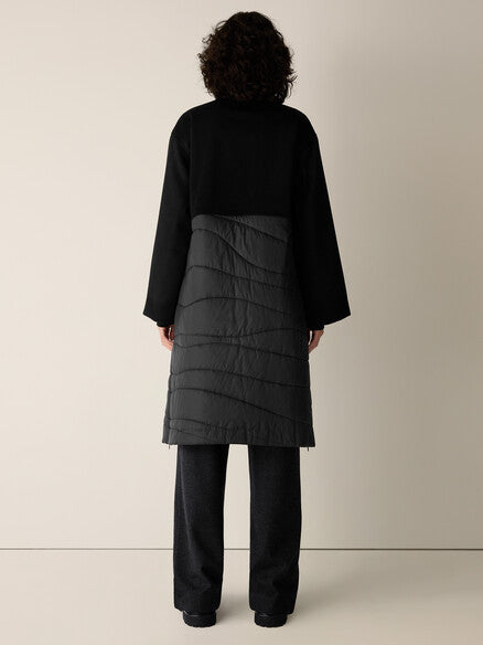 Nylon Stand Collar Coat