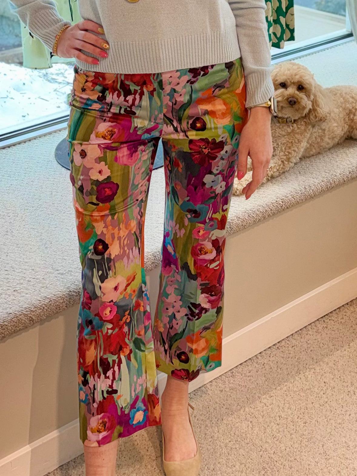 Floral Crop Pant