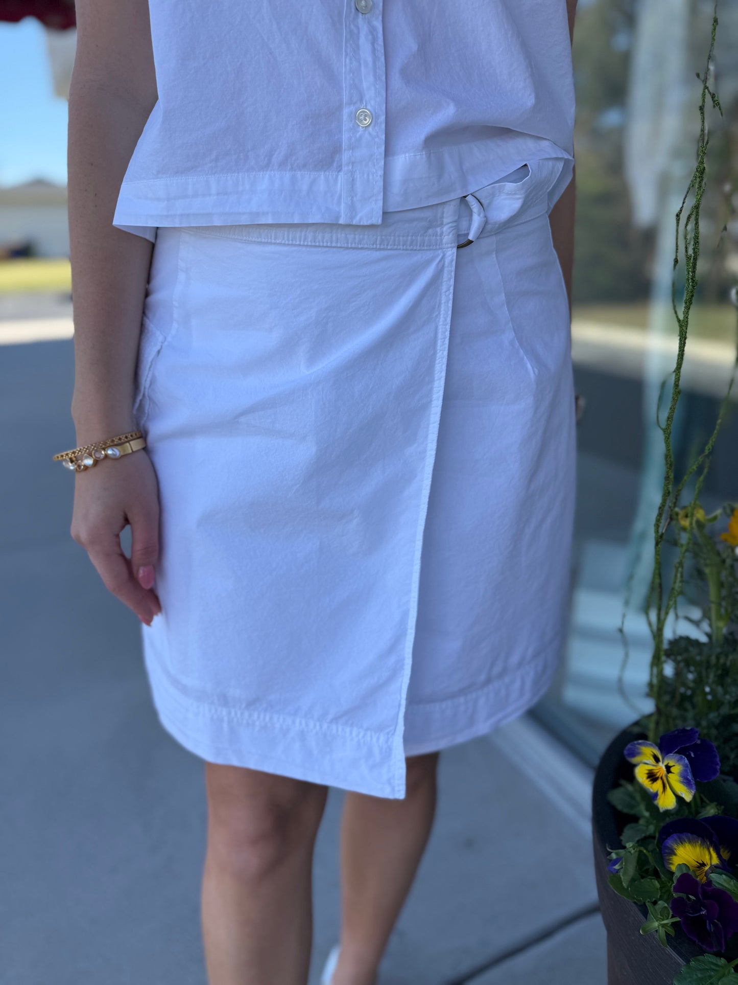 Eyelet Skirt