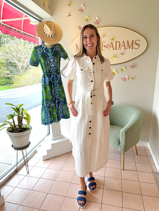 Denim Midi Dress
