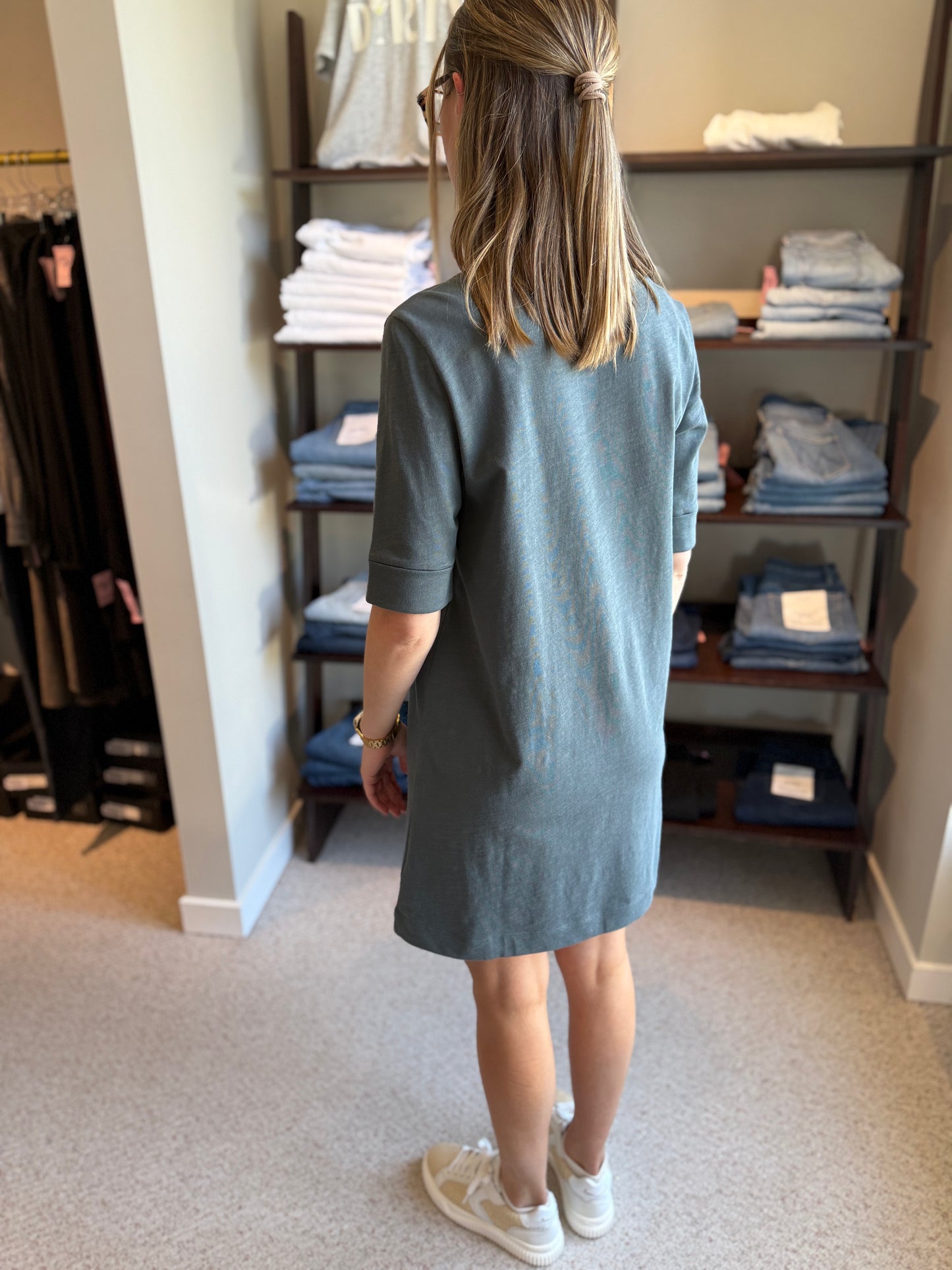 Split Neck Dress