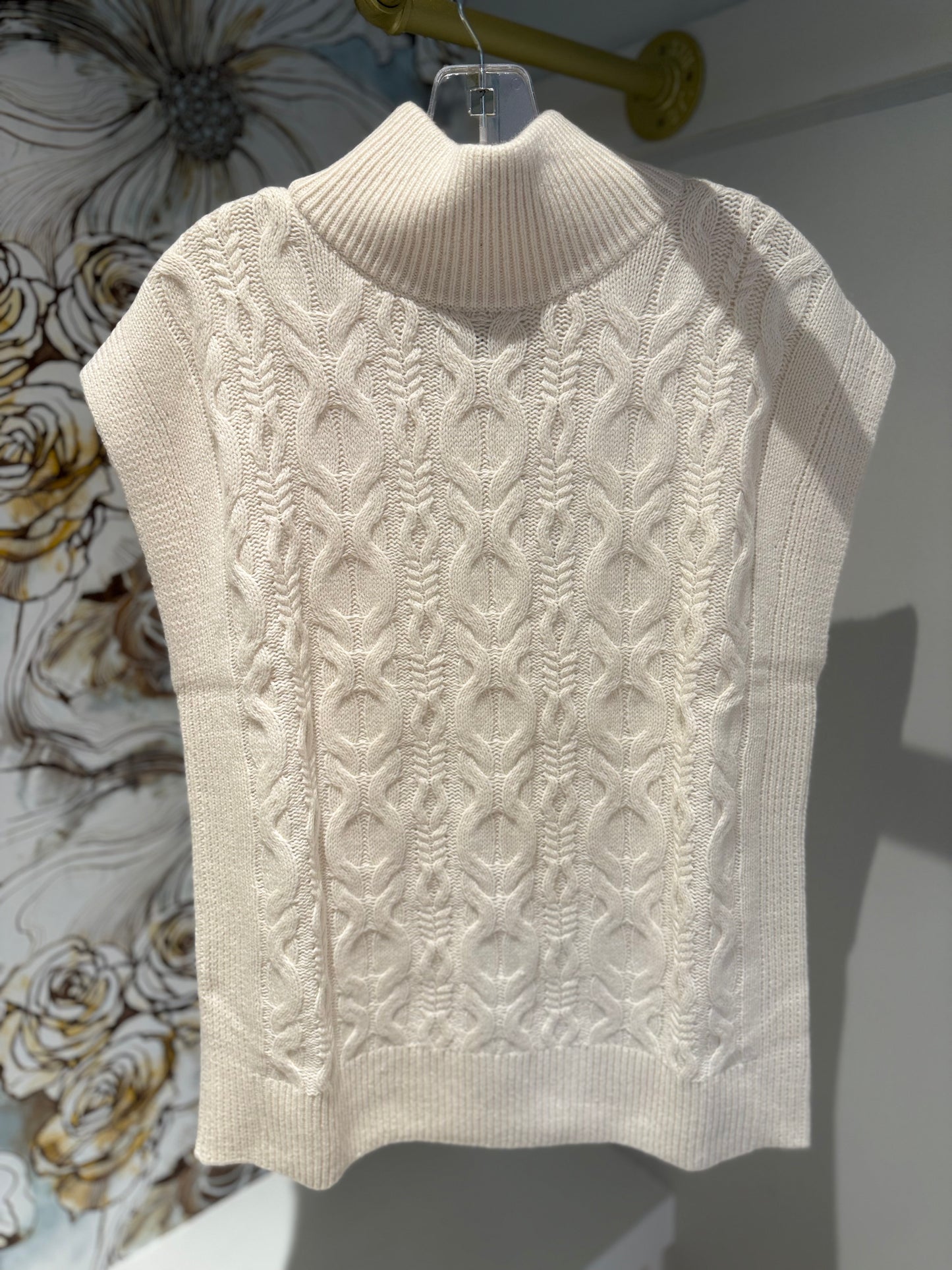 Rae Wool Cashmere Cable Vest
