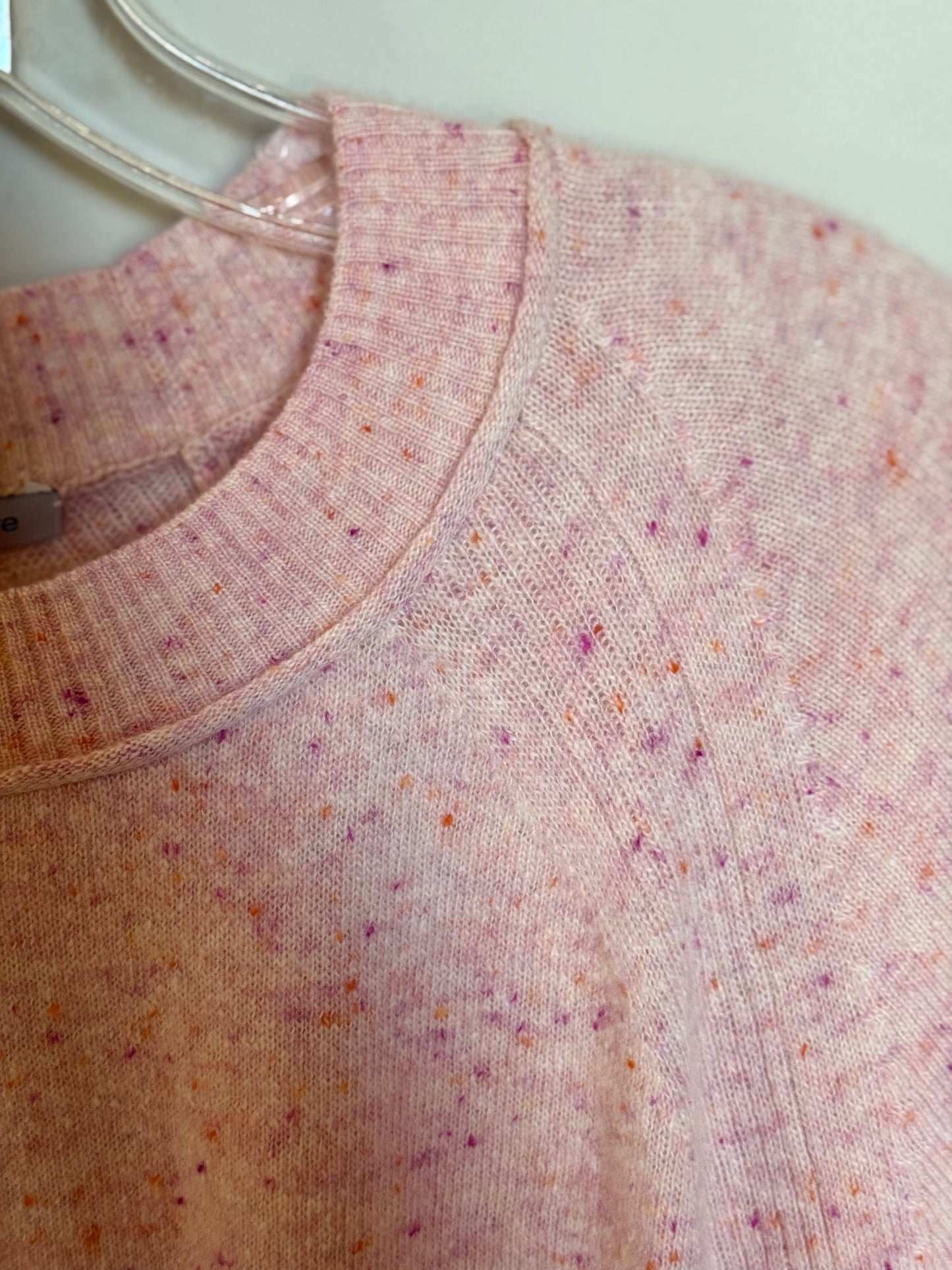 Relaxed Fit Raglan Crew w/ Rib Detail