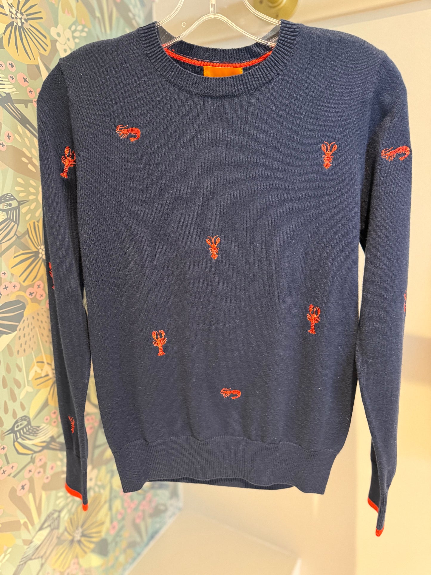 Lobster Embroidered Crew
