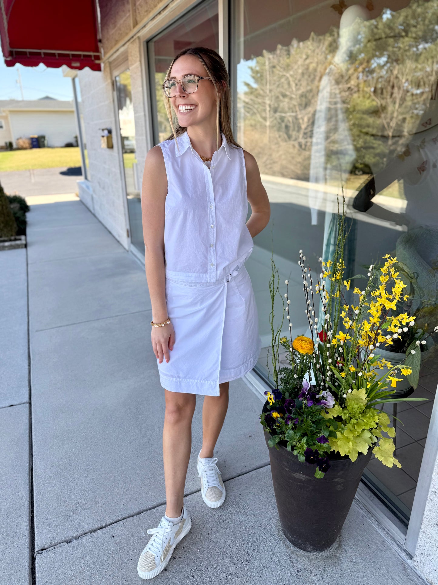 Eyelet Skirt