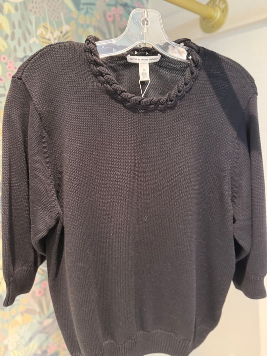 Black Chain Sweater