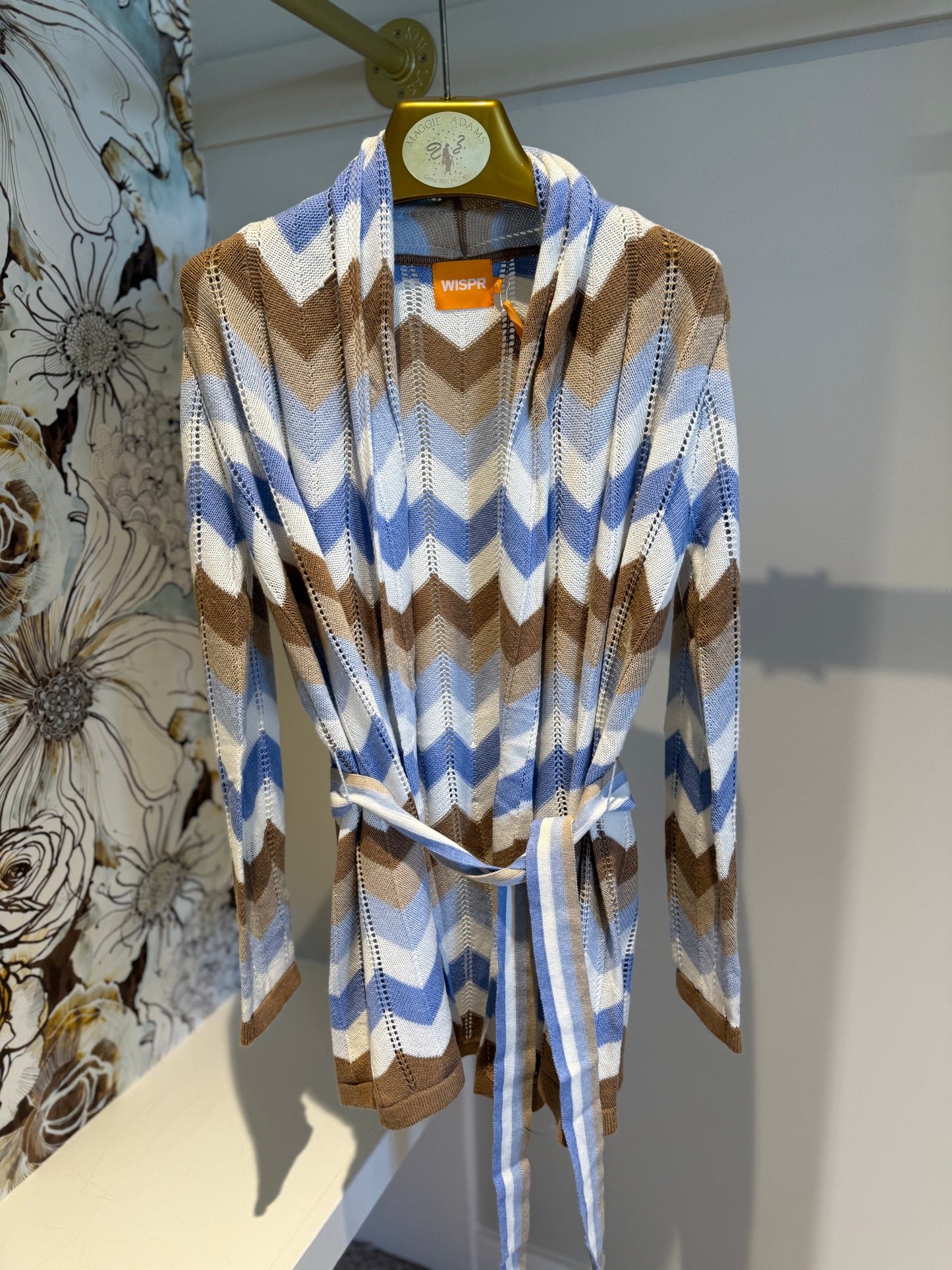 Chevron Wrap Cardigan