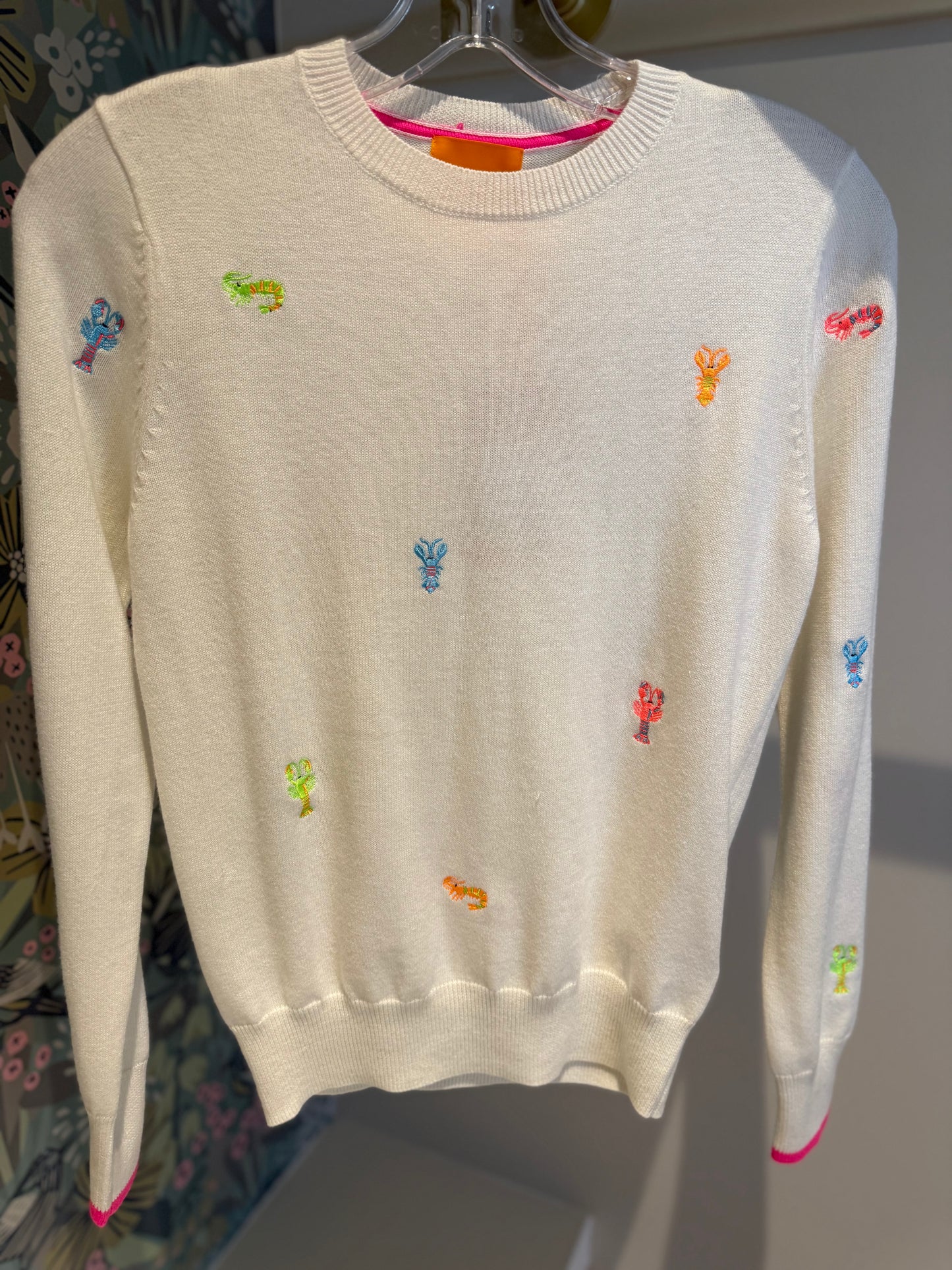Lobster Embroidered Crew
