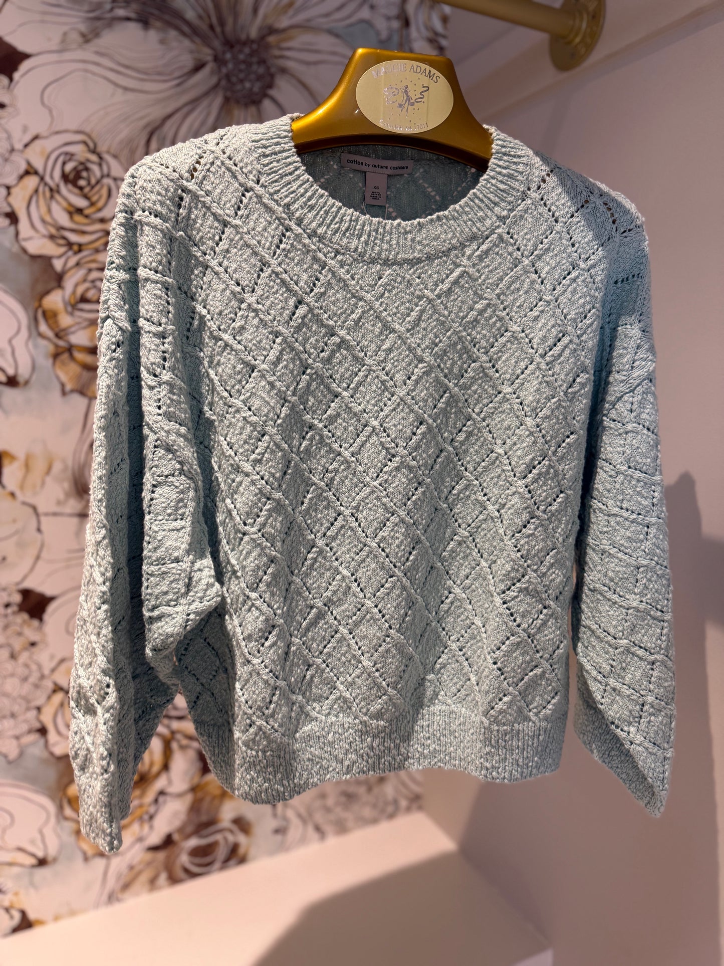 Aqua sweater