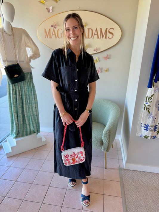 Eyelet Maxi Dress