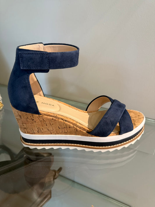 Midnight Wedge Sandal