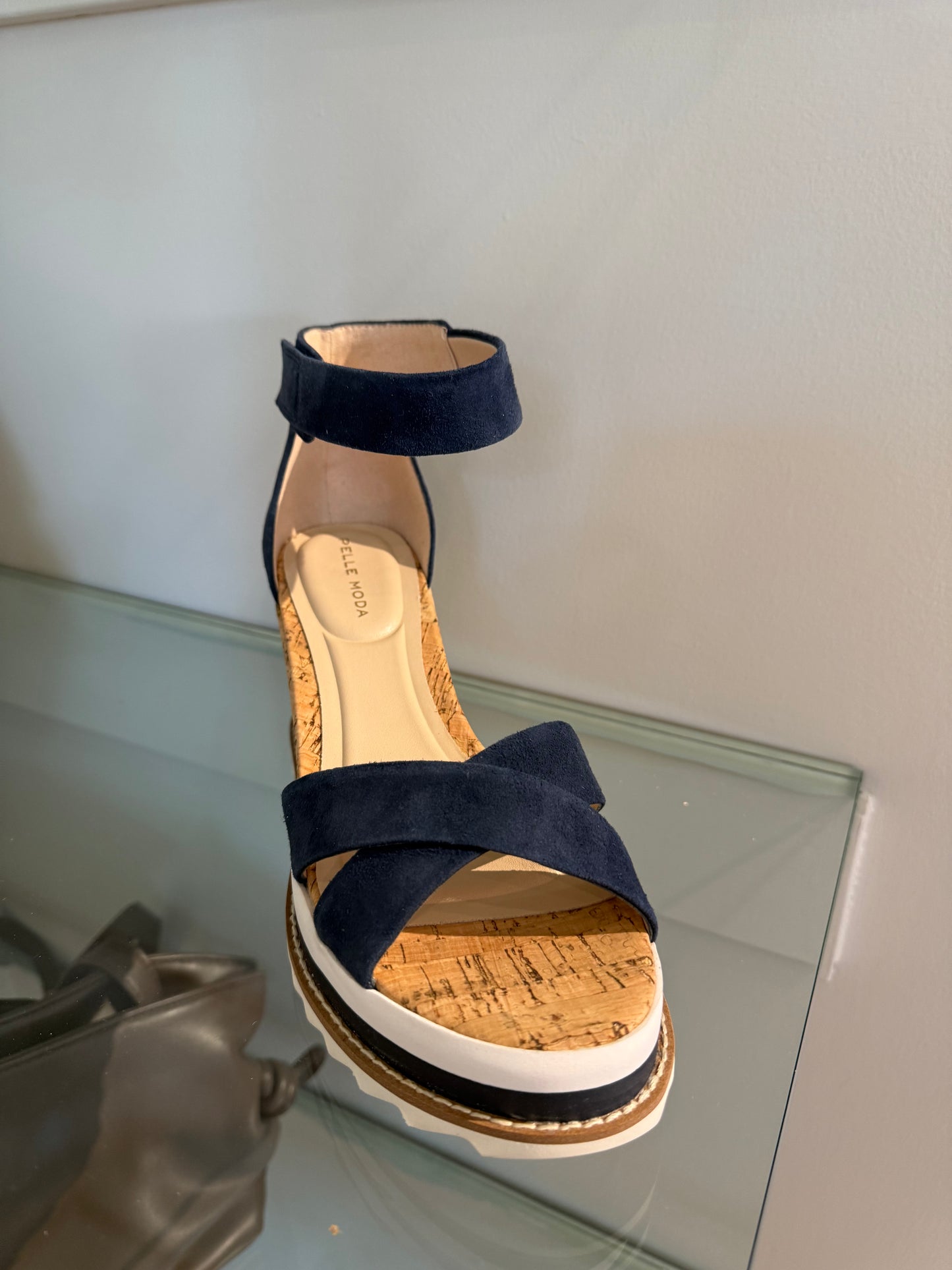 Midnight Wedge Sandal