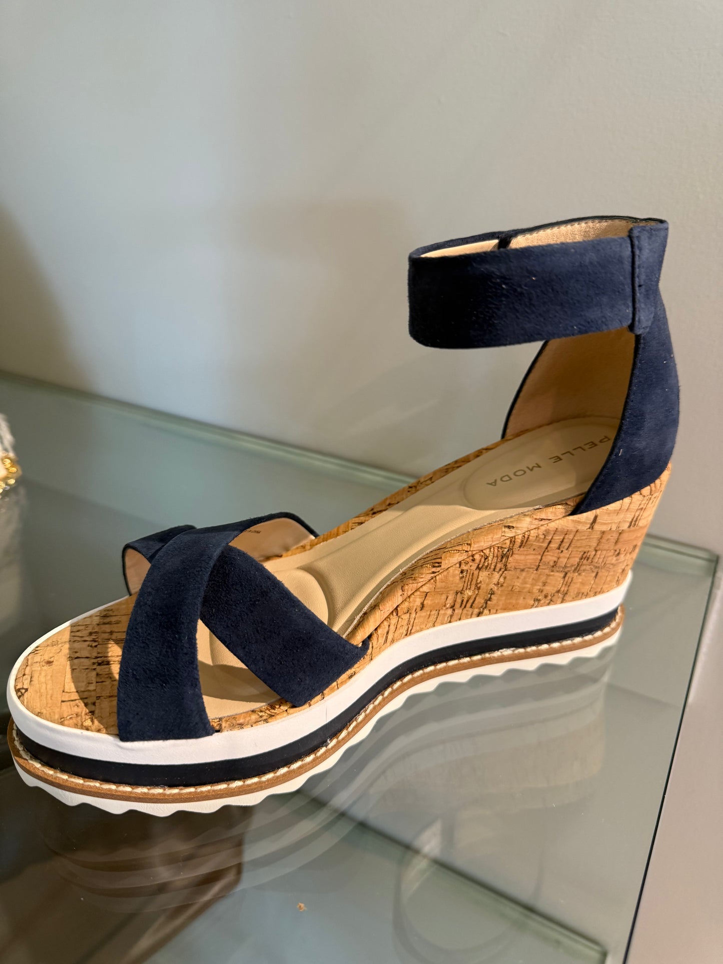 Midnight Wedge Sandal