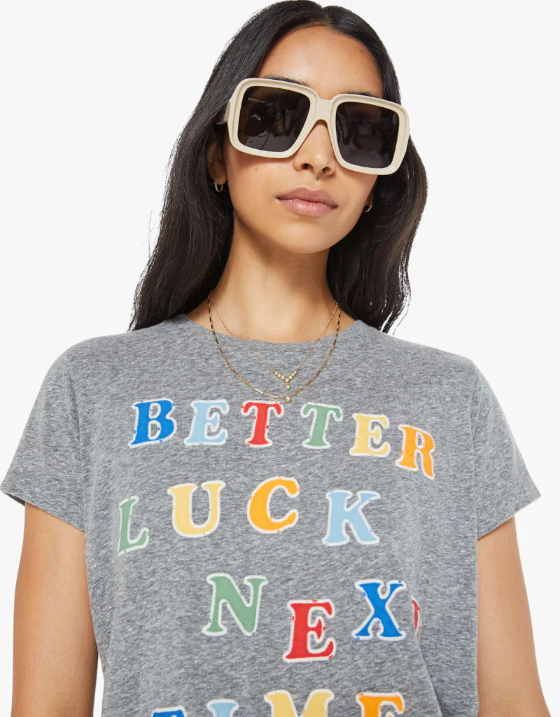 Boxy Goodie Goodie T-shirt in Better Luck Next Time