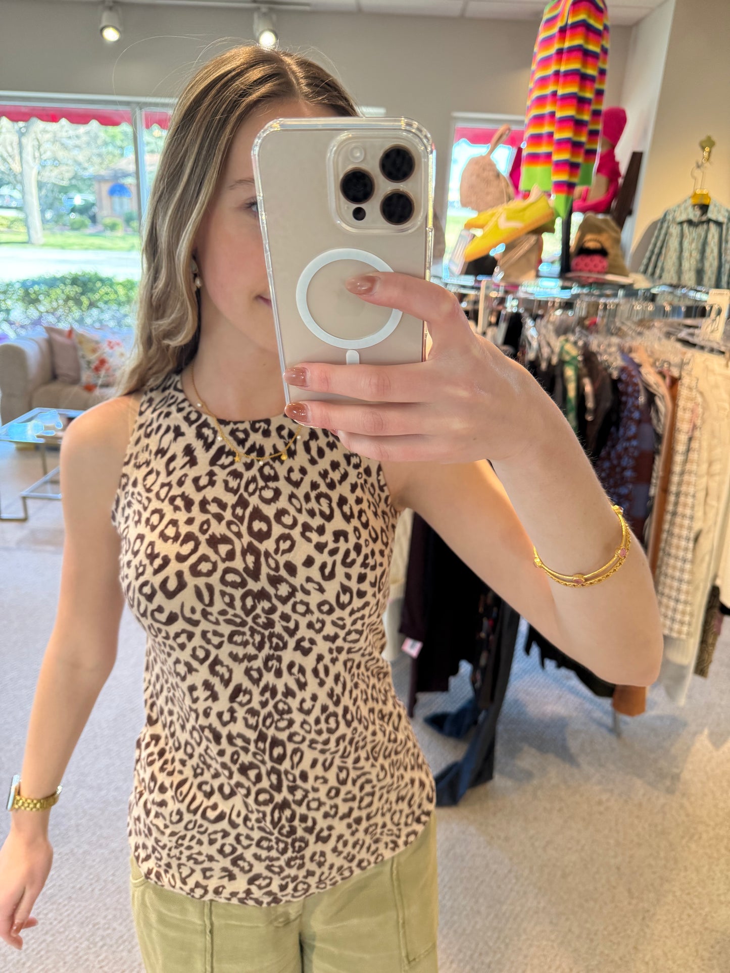Leopard Tee Tank