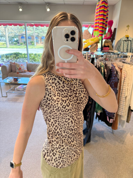 Leopard Tee Tank