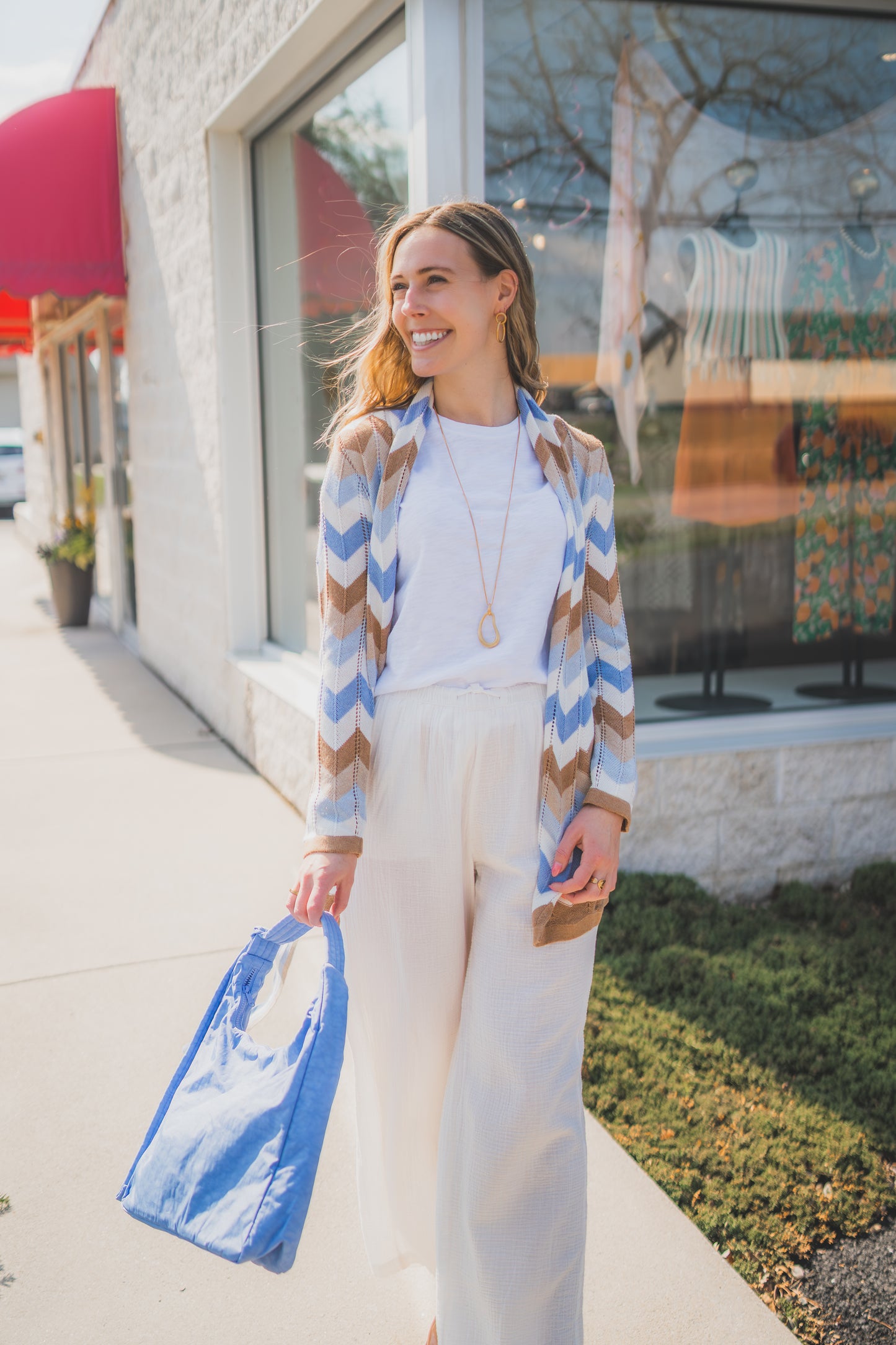 Chevron Wrap Cardigan