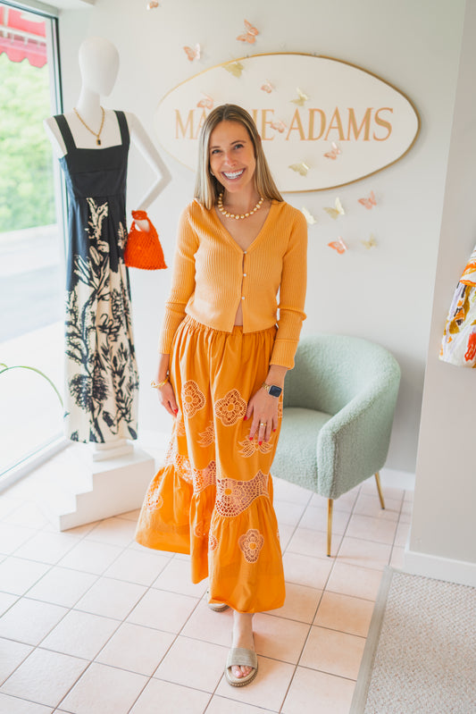 Apricot Skirt