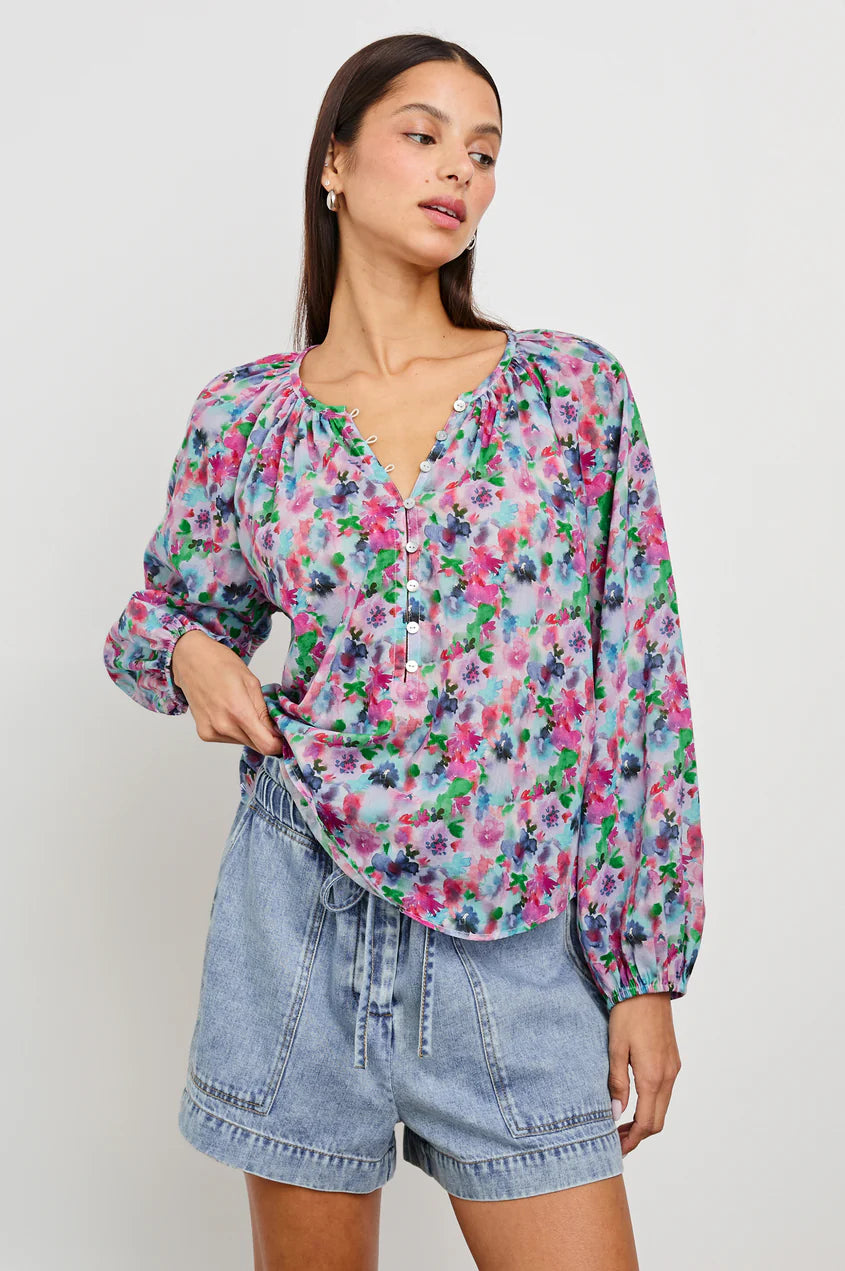 Spring Floral Blouse