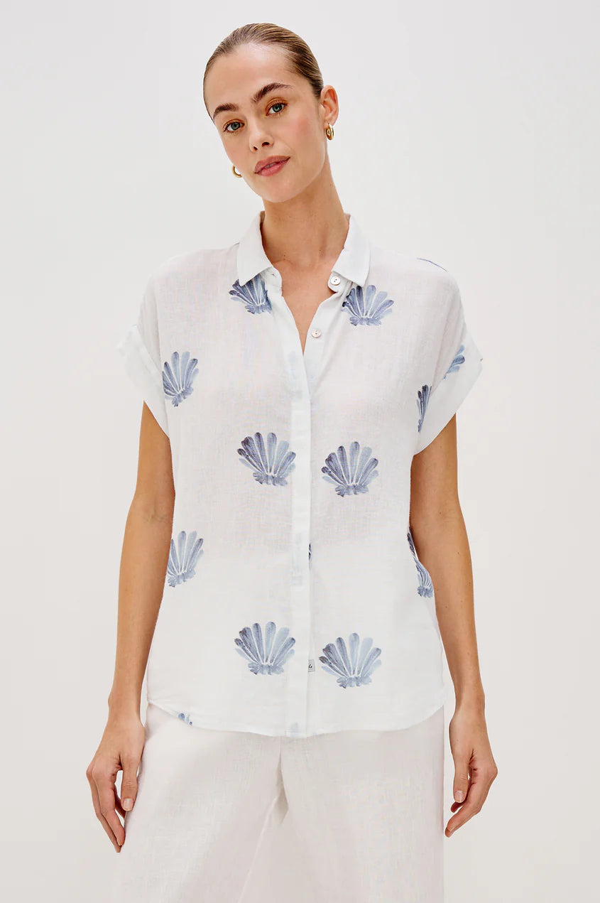 Blue Seashell Jamie Shirt
