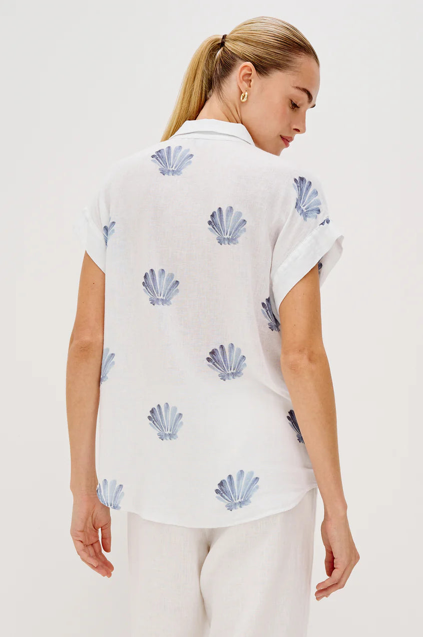 Blue Seashell Jamie Shirt
