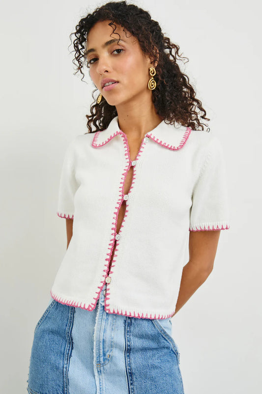 Contrast Stich Top