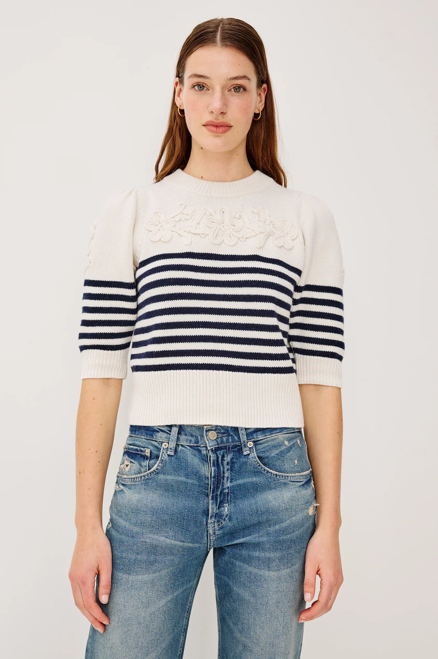 Martha Stripe Sweater Top