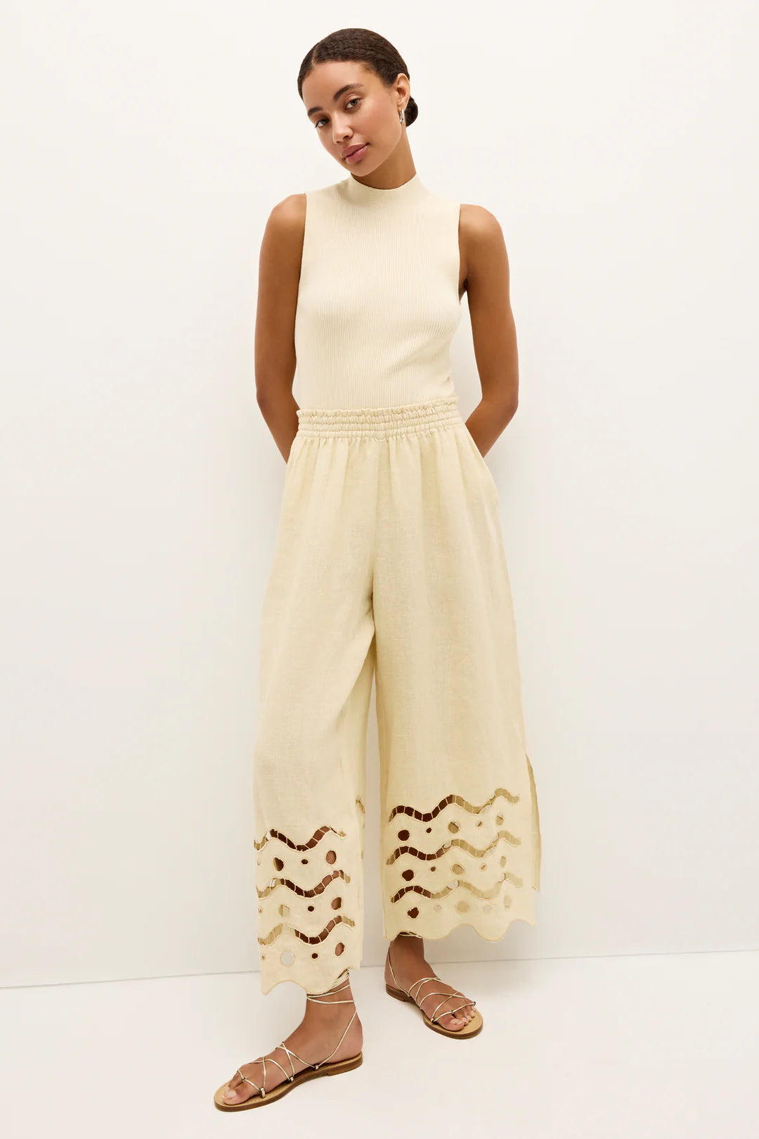 Eyelet Pant