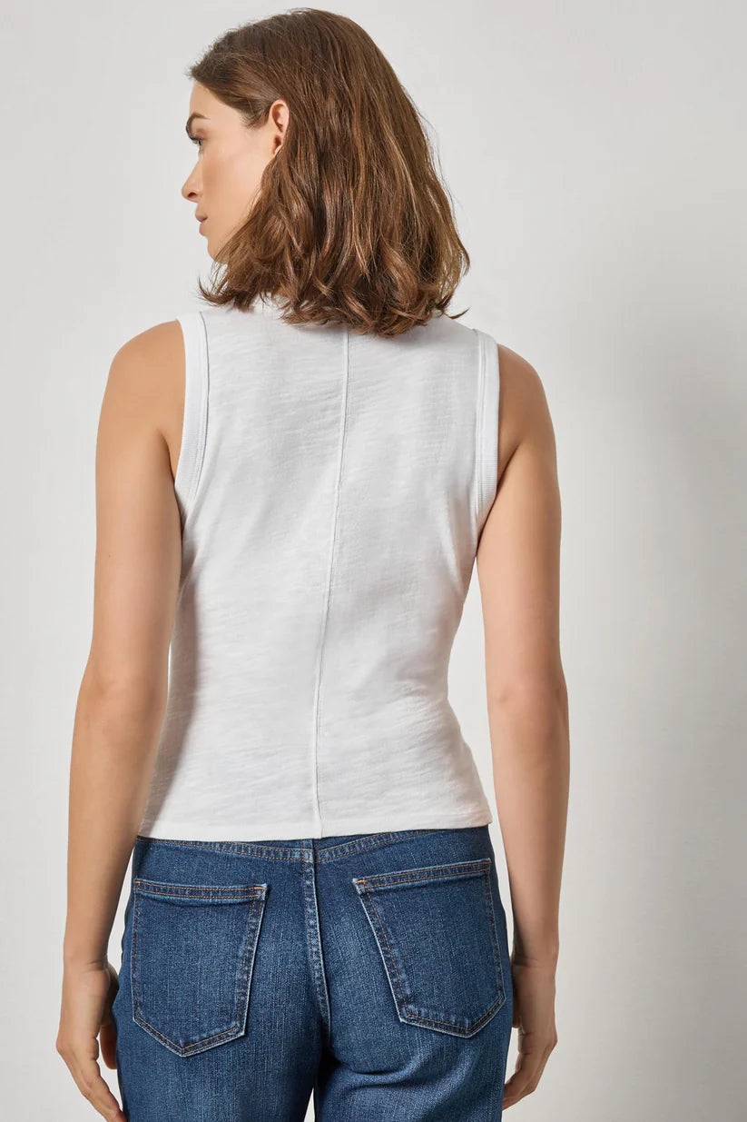 Vintage Side Pleat Tank