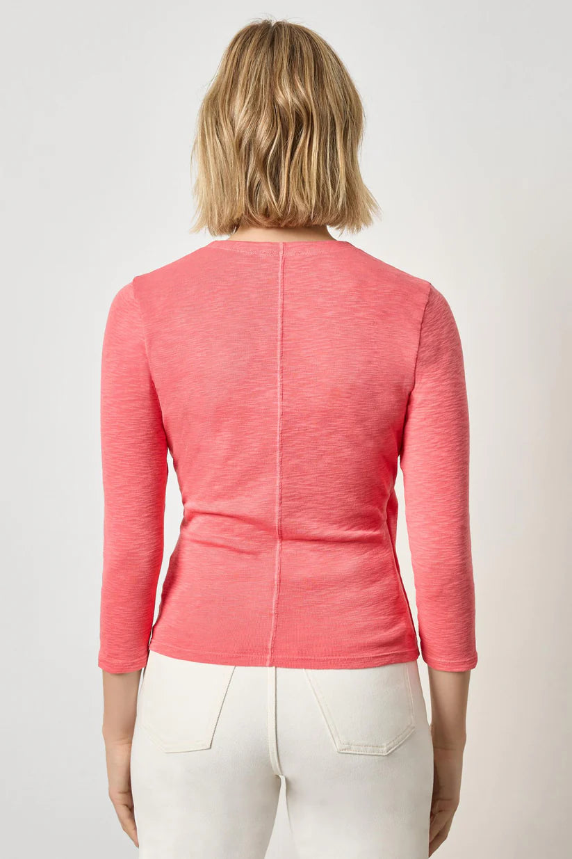 Ribbed Slub 3/4 Sleeve