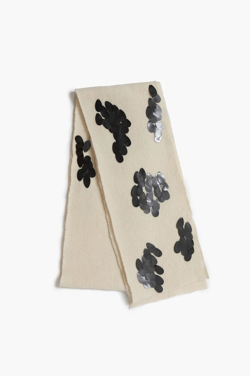 Sequin Wool Scarf