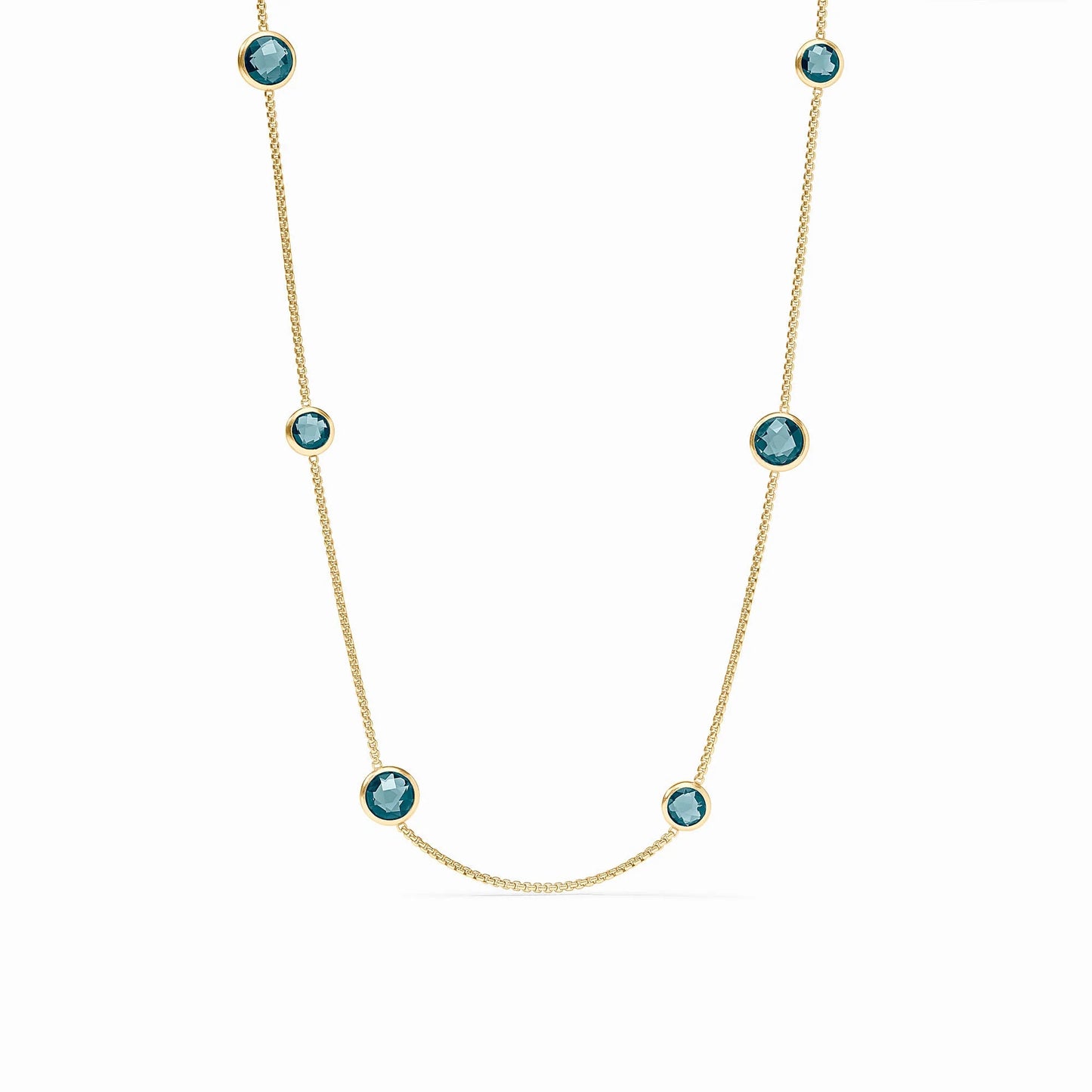 Blue Station Necklace
