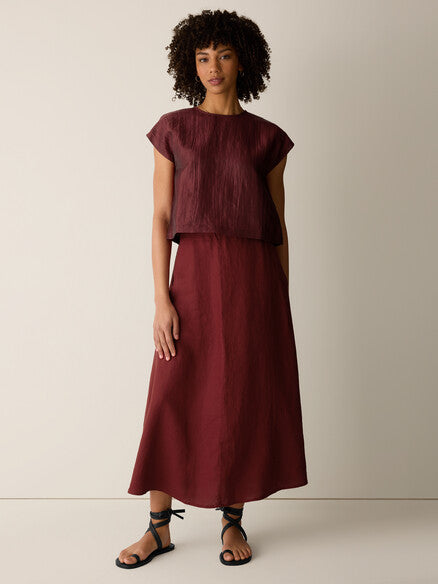 Linen Full Skirt